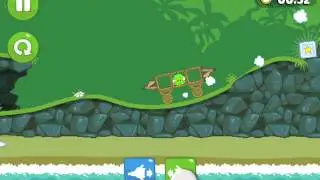 Bad Piggies Level 1-3 Game Walkthrough / Level Solution. Ground Hog day Bad Piggies 3 Stars!