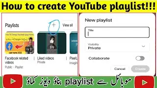 How to make a playlist on youtube✨ Playlist kaise banaye YouTube channel ki