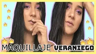 MAQUILLAJE VERANIEGO EN COLOR LILA / CON PRODUCTOS COLOMBIANOS / LoraTips