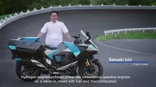 Kawasaki realiza demonstração de motocicleta com combustão interna de hidrogênio