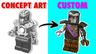 I Made Concept Art Nindroid Customs From Ninjago Rebooted