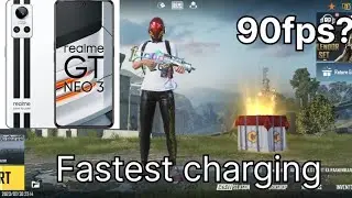 Bgmi gameplay test on fastest charging phone |realme gt neo 3