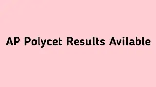 AP Polycet Results 2021 Released Today Full Details In This Video | TTW