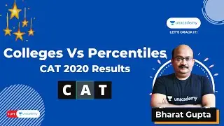 CAT 2020 Results | Percentiles Vs Colleges | Bharat Gupta | Unacademy CATalyst