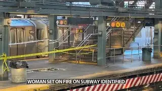 Woman identified in New York City subway fire killing
