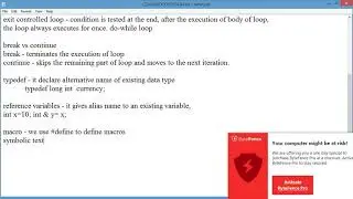 Computer Science XII VIVA VOCE Revision