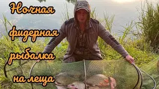 Спонтанная ночная рыбалка на фидер. Ночная ловля леща