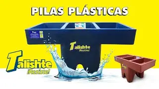 Pilas Plásticas Talishte 💦- Lavaderos que Si Resisten