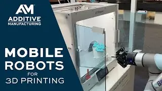 Mobile Robot Unloads 3D Printer Farm | Formnext 2023