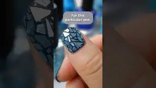 this is the best way to apply glitter top coat tbh 👀 #nails #nailart