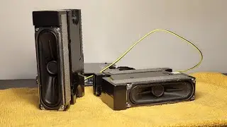 Samsung 6Ω 10W Bass + Free Air Excursion test (Why aren't the boxes sealed?)