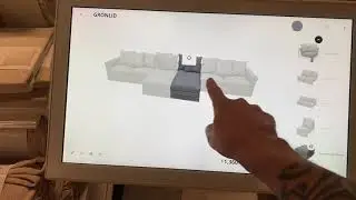 Ikea sofa design kiosk
