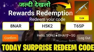 TODAY SURPRISE REDEEM CODE 🔥🥳