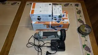 Аккумуляторная  бесщеточная шлифмашинка Dexter  20VAG3 125BL 1, 20 В Li ion, 125 мм Разбираем сравн