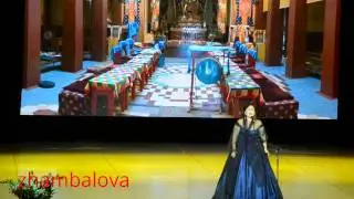 2014 Ольга Жигмитова - духовные песнопения - Байкальский форум, Улан-Удэ  