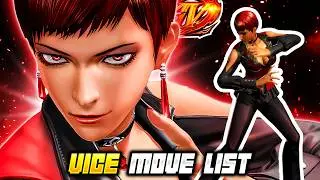 VICE MOVE LIST - The King of Fighters XIV (KOFXIV)