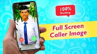 How to set full caller id image on any iphone. Set full screen caller image.