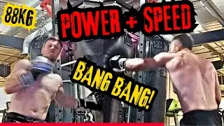 Fighter Went BANG BANG on the Heavy Bag