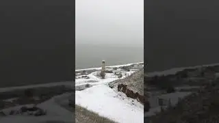 Маяк в Мержаново. Снег, туман, Silent Hill 👀