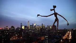 Siren Head in New York scared Americans with the sound of a siren at dawn!