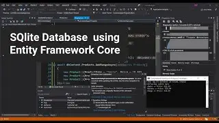 SQlite Database and Entity Framework Core in Visual Studio 2022 | SQlite Getting Started