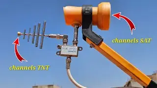 How to operate TNT terrestrial and satellite channels with one TV cable