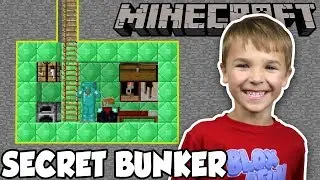 BUILDING A PRO SECRET BUNKER in MINECRAFT!