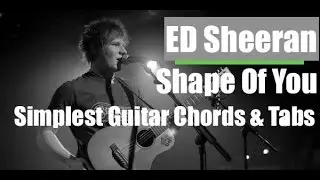 Shape of you Ed Sheeran - Easy Guitar Lesson (Tutorial) How to play on guitar with Intro