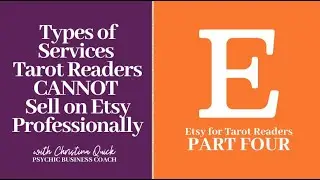 Types of Services Tarot Readers CANNOT Sell on Etsy Professionally