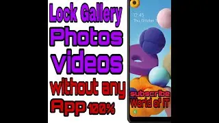 How to lock photos videos and files on android without any App ||Hide your personal Data on android