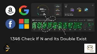 Leetcode | 1346 Check If N and Its Double Exist Solution