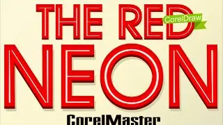 CorelDraw Tutorials: HOW TO MAKE  RED NEON   TEXT EFFECT