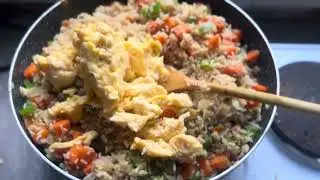 CHICKEN FRIED RICE #recipe