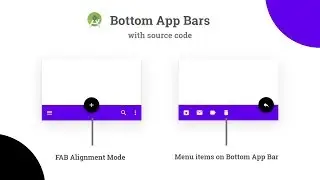 Bottom App Bar Material Design - Android Studio