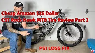 (Part 2) Cheap Amazon $35 Dollar CST Rock Hawk MTB Tire Review