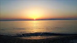 Sunrise / SEA WAVES 20 min, Pallini Beach, Kallithea, Greece