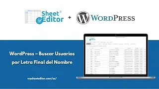 WordPress – Buscar Usuarios por Letra Final del Nombre