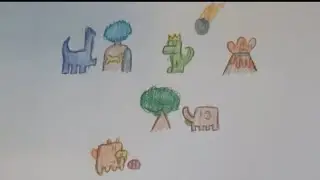 desenho de dinossauros no parque