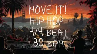 4/4 Drum Beat - 80 BPM - HIP HOP - MOVE IT!