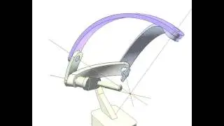 Spherical 4-bar linkage mechanism 1