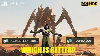 Helldivers 2 Which is better  - Guard Dog or Rover? - PS5 4K HDR