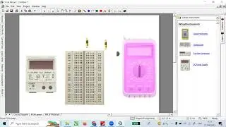 Bias DC transistor dengan circuit wizard