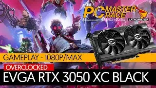 RTX 3050 EVGA XC BLACK [OC] @ Marvel's Guardians of the Galaxy [Combat]
