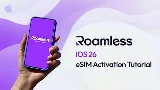 Roamless eSIM Tutorial | How to Install an eSIM on iPhone (iOS 26)