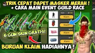 HOW TO GET RED FF MASK - IN EVENT GUILD RACE GARENA FREEFIRE