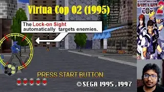 Virtua Cop 02 (1995) in 2020: PC Gameplay 1080p@60fps