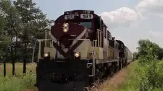 Smoking MLWs, Jointed Rails and Lots of Horn on The GJR! [HD]