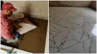 تركيب السيراميك 60*60 بطريقة مبتكرة