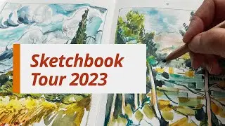 Sketchbook Tour 2023: Top 10 Favourite Watercolor Picks