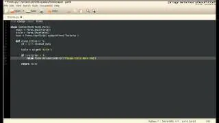 Custom Form Validation - Full Web Framework Python Django Tutorial XIX Blog - Windows/Linux/Ubuntu